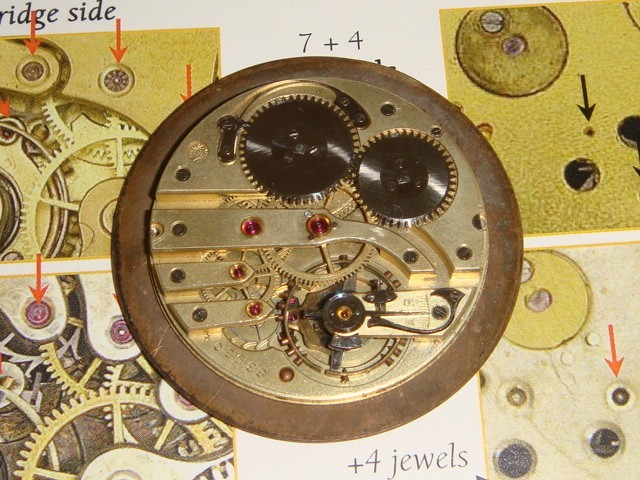 IWC Calibre 73 pocket watch movement International watch Co. project 1915-20