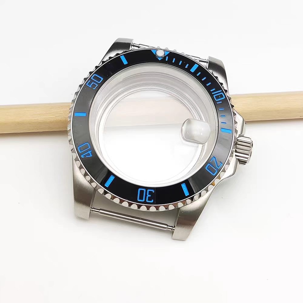 Sapphire Glass Watch Fit NH34 NH35 NH36 Case black Dial Transparent Base Case