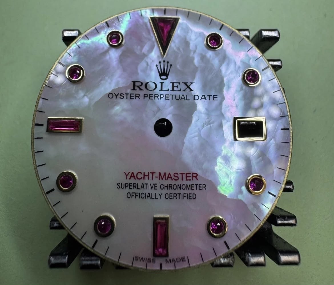 Rolex Yacht-Master 40mm Custom MOP Ruby Dial 16623 16628