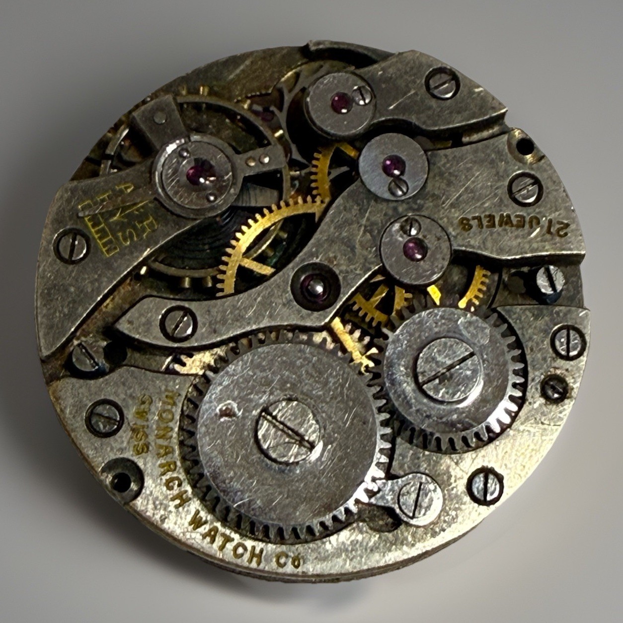 🔥⚙️ Monarch Watch Co 21 Jewel Swiss Movement KF180 – Project