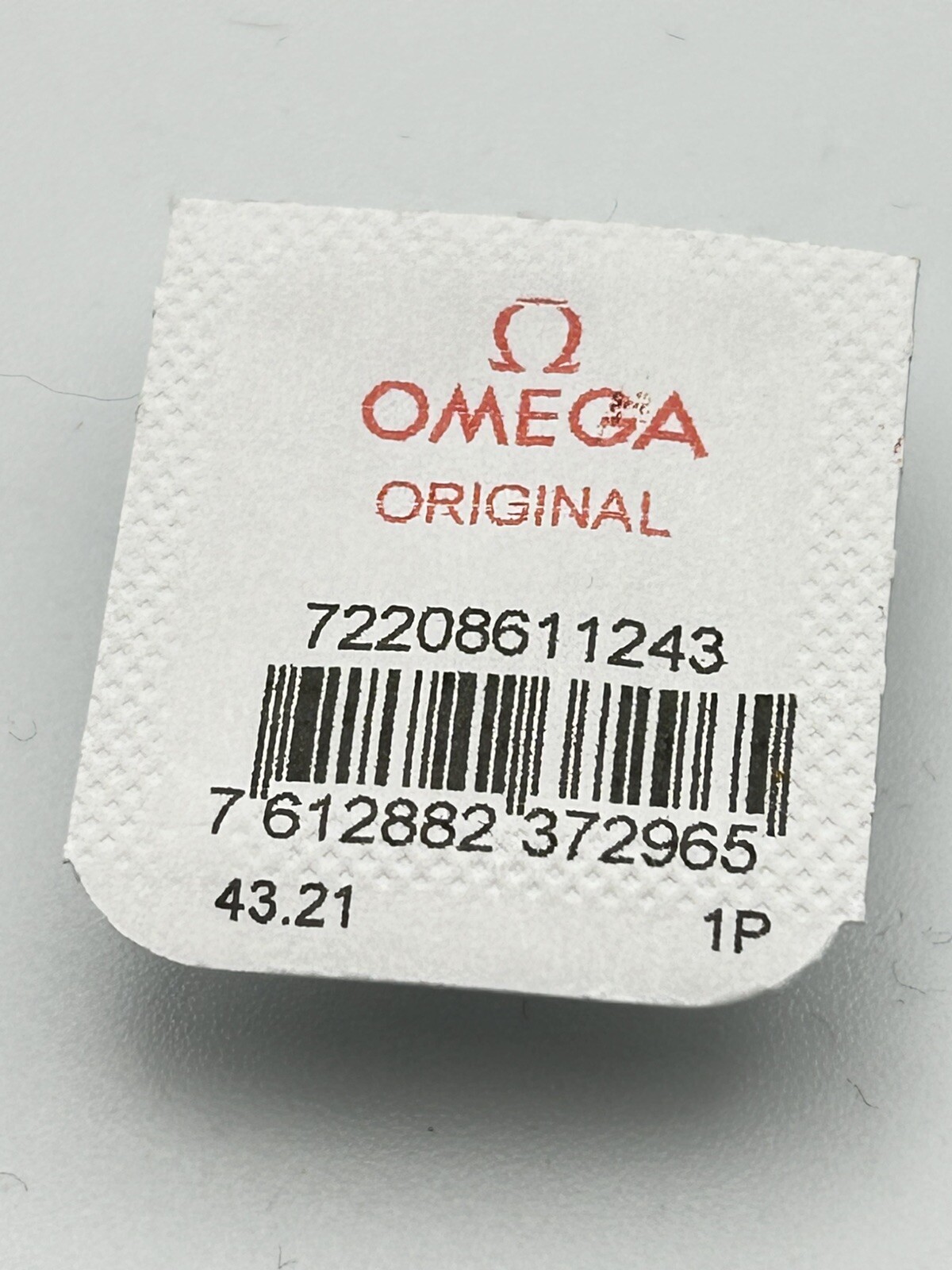 Genuine Omega 861 Part Number 1243 Fourth Wheel (G25)