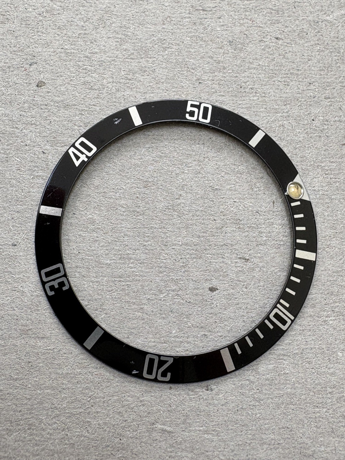 Genuine Rolex submariner 14060/14060m non date tritium bezel insert
