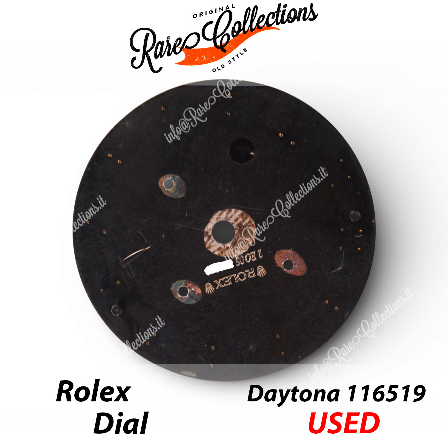Daytona Racing Dial Grey Luminova Used for Rolex (cod. Dial 116519) Grey