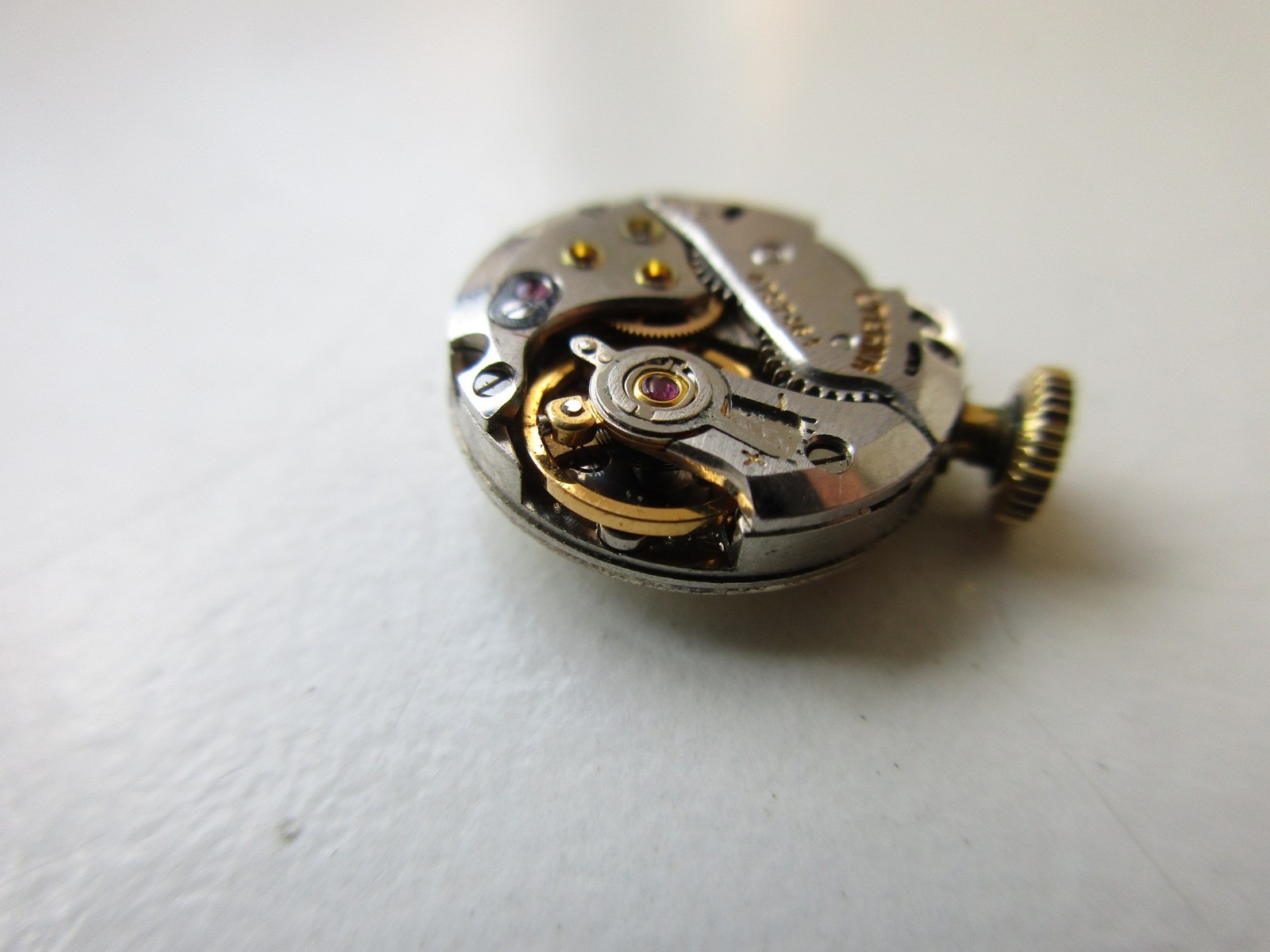 Eterna cal. 1418U Swiss vintage watch movement – running