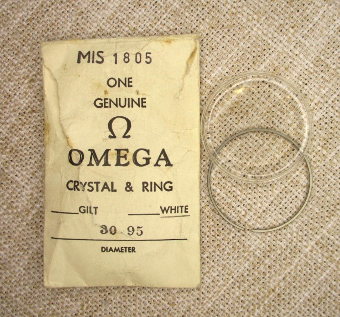 Omega Crystal w/ Retainer Ring 30.95mm, open package
