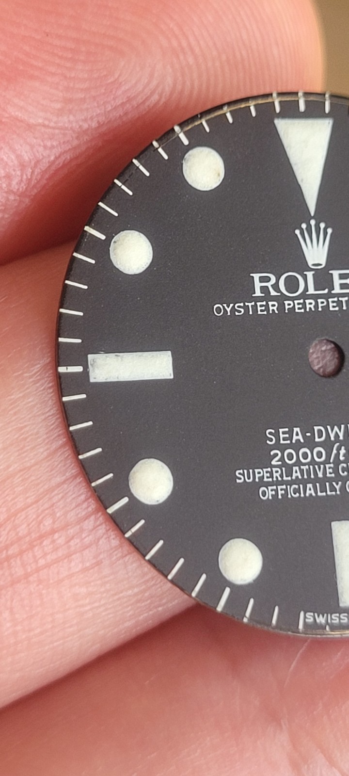 Rolex 100% genuine vintage Sea-dweller 1665 dial in great shape,see all pictures