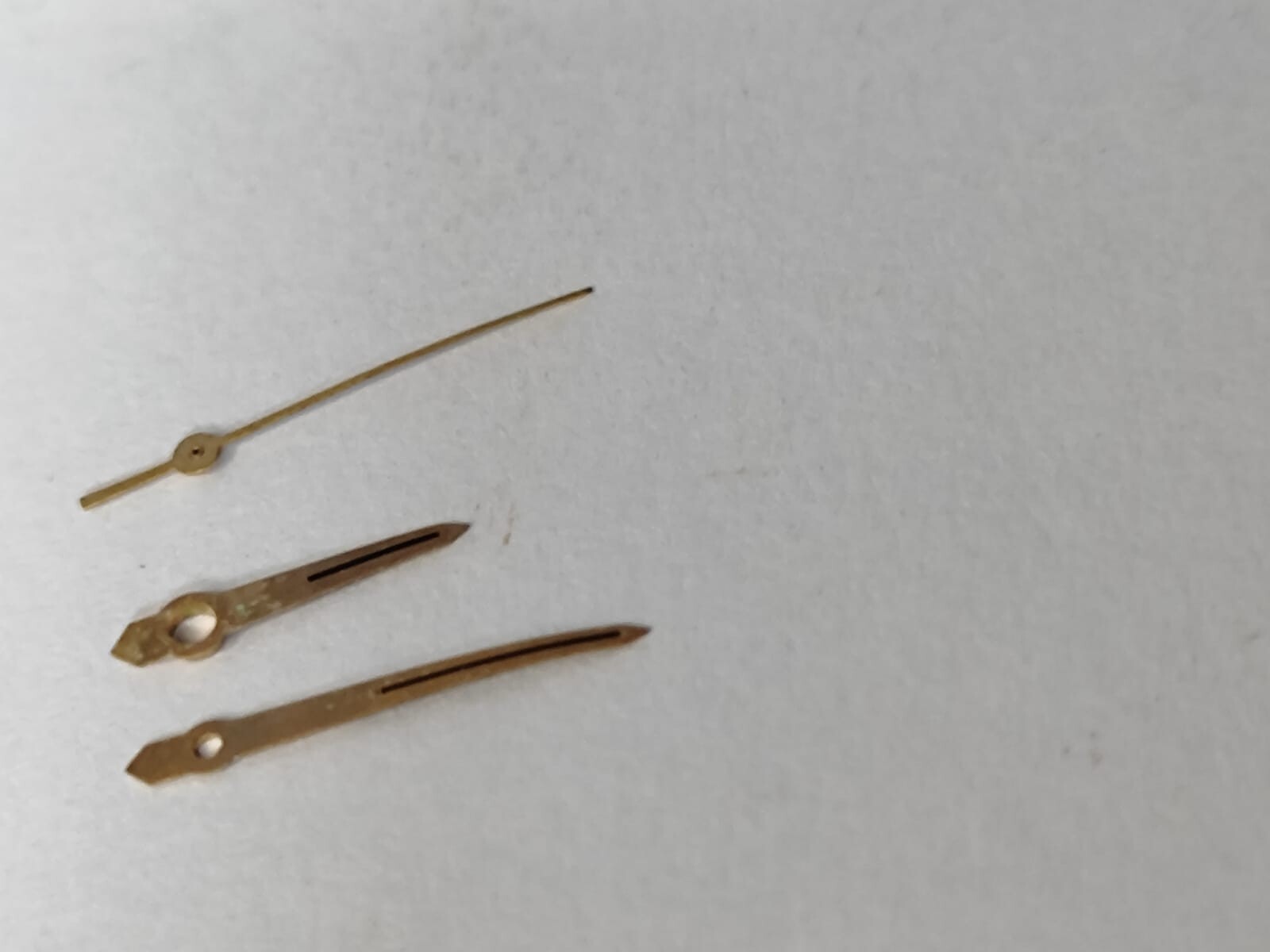 Tissot Cal 784-2 /781-1 782-1 Parts set hands Gold tissot 784-2 Used