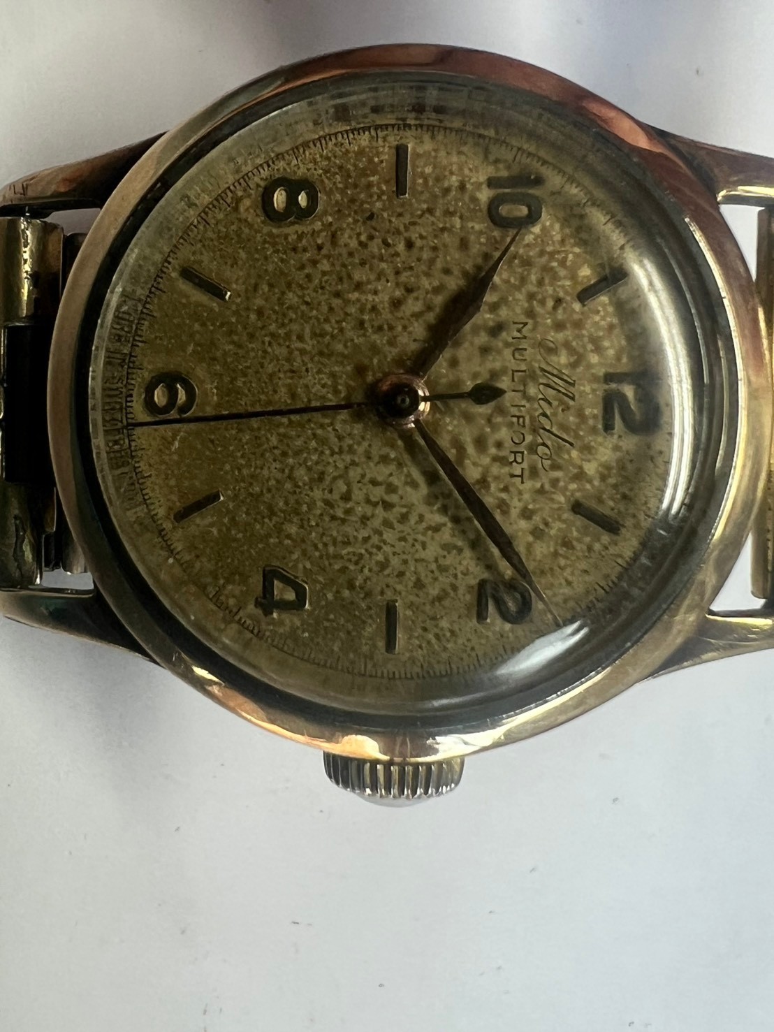37. Mido multifort 28 mm sell as good balance as watch part cal 1002 A