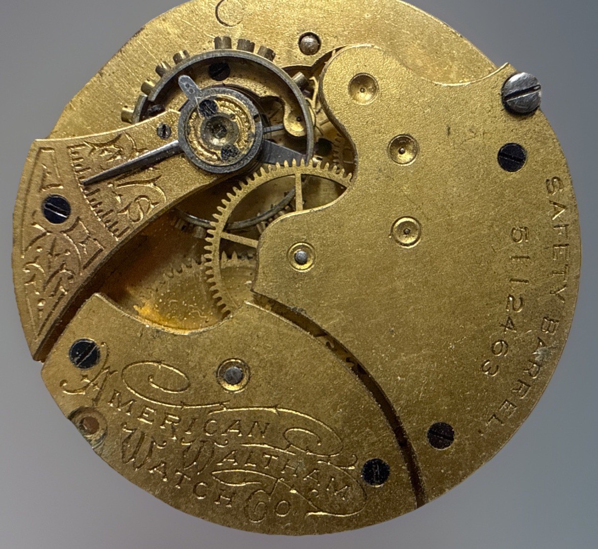 🕰️🇺🇸 Early American Waltham Pocket Watch Movement & Dial Estate Find 🇺🇸🕰️