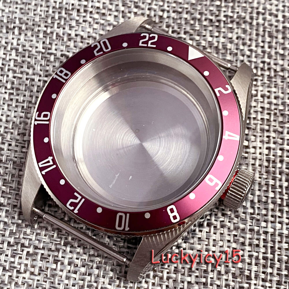 Corgeut 41mm Silver Case Sapphire Glass Fit NH35 NH36 ETA 2824 2836 Miyota 82