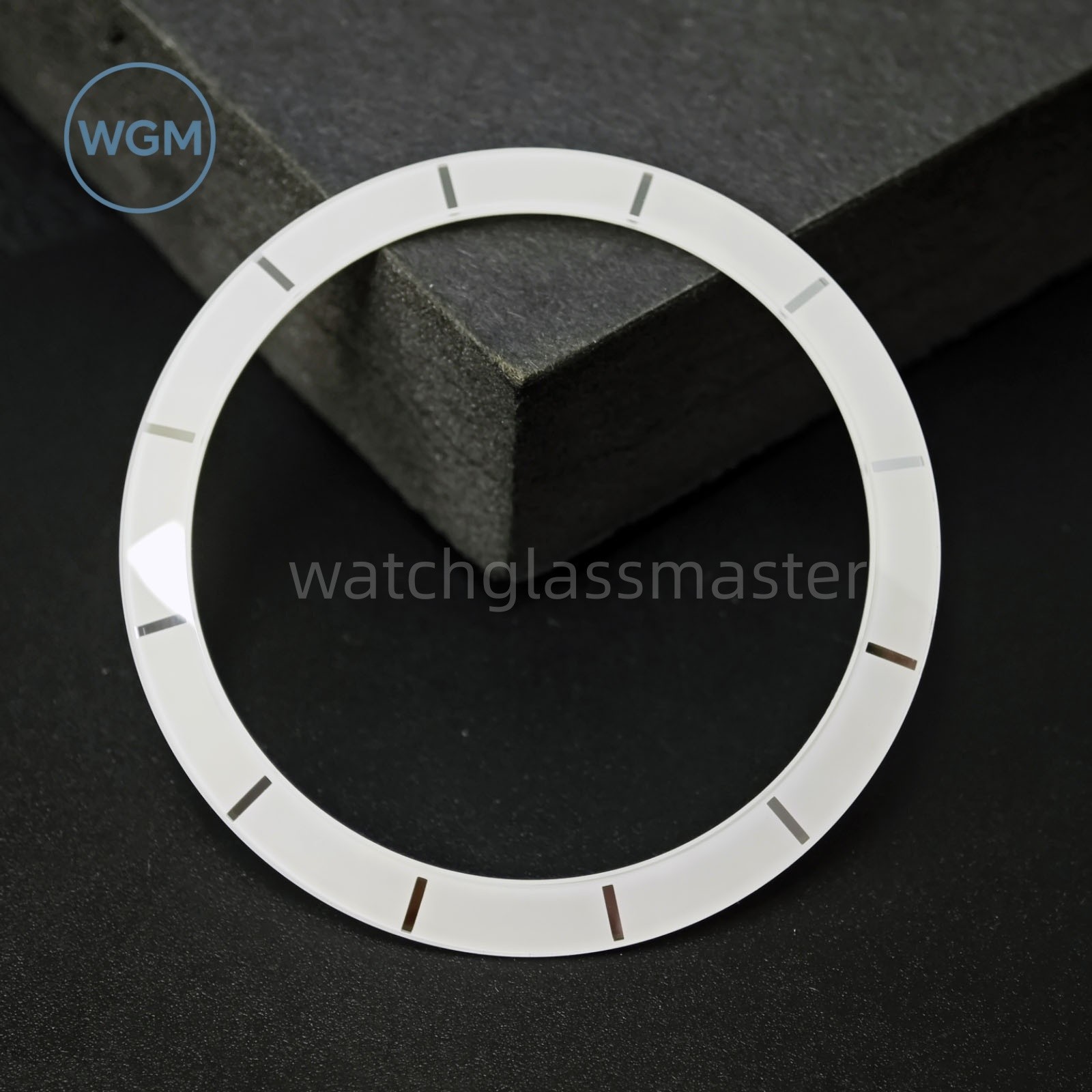 White Sapphire Crystal Watch Bezel Insert, Compatible with Chanel J12 33/38/41 m