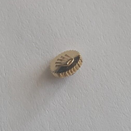 Rolex 4.2mm Gold Plated Undercut Crown