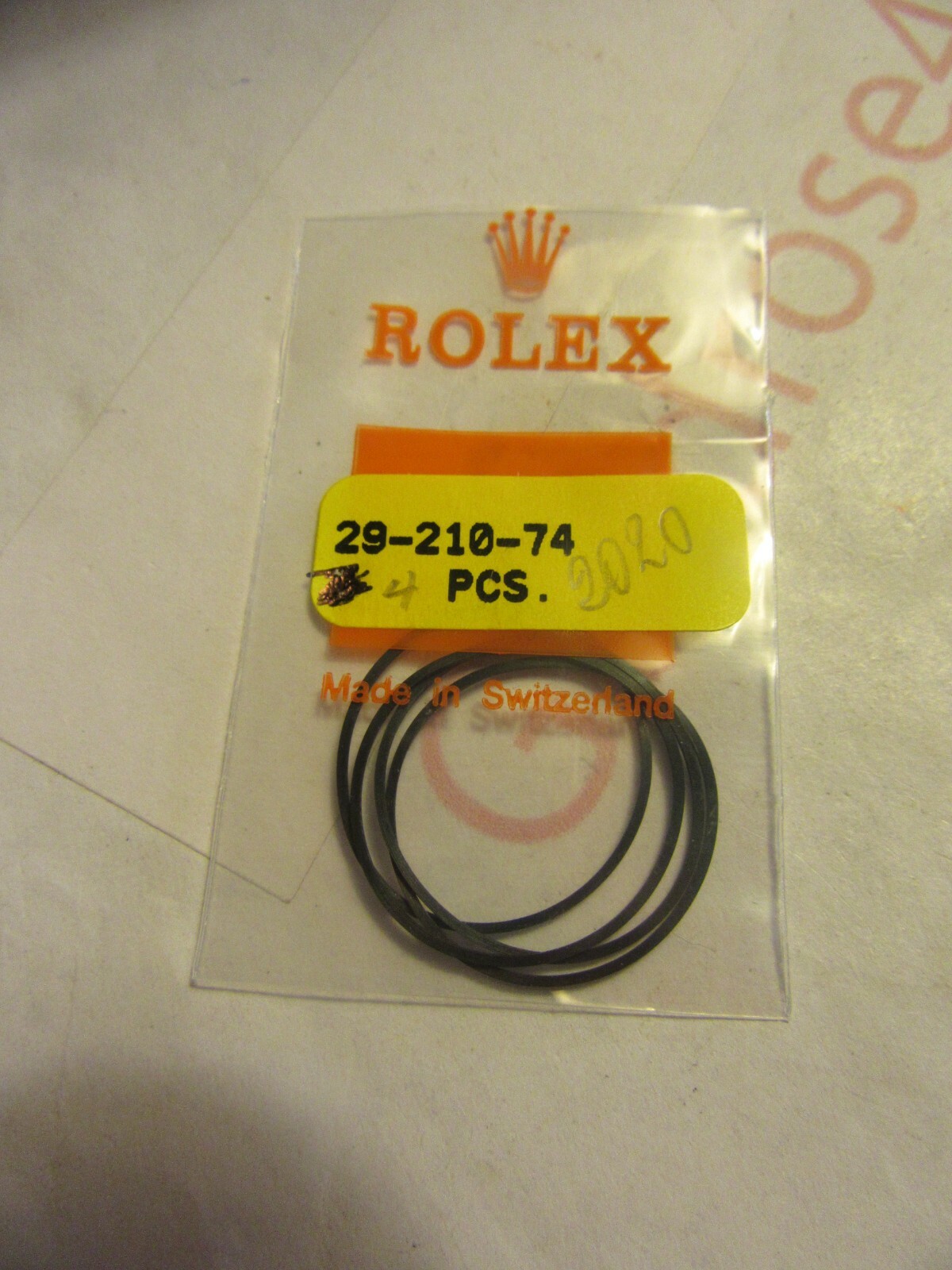 ROLEX CAL~~ 2020~CASE BACK GASKETS. PART # 29-210-74 .PER ONE. Sku RLX 31-10