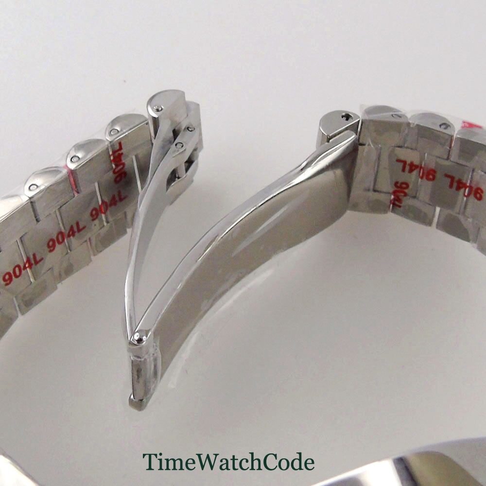 40mm Sapphire Watch Case 316L Strap fit NH35 ETA2824 PT5000 Miyota8215 DG2813