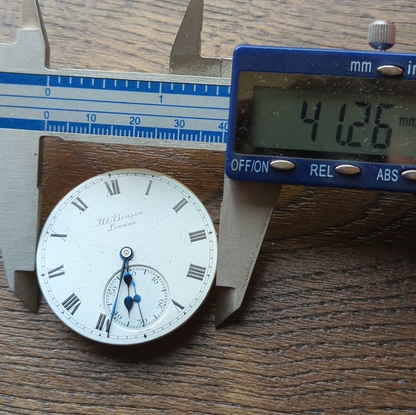 JW Benson “The Empire” Best English Make Working Pocket Watch Movement (AS52)