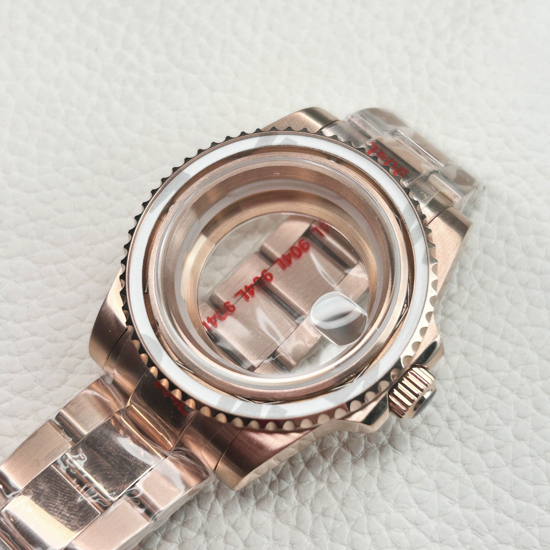 40MM Stainless Steel 24 Hour Sapphire Glass Solid Watch Case For NH34 NH35 Nh36