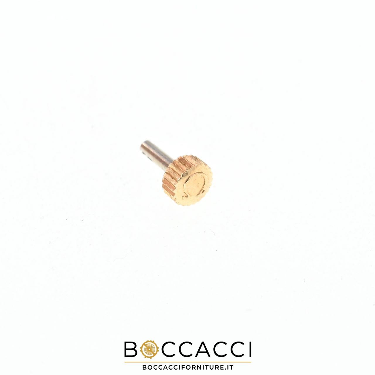 Omega rose gold crown Ø 3.70mm tube 2.00mm (EXCELLENT CONDITION)