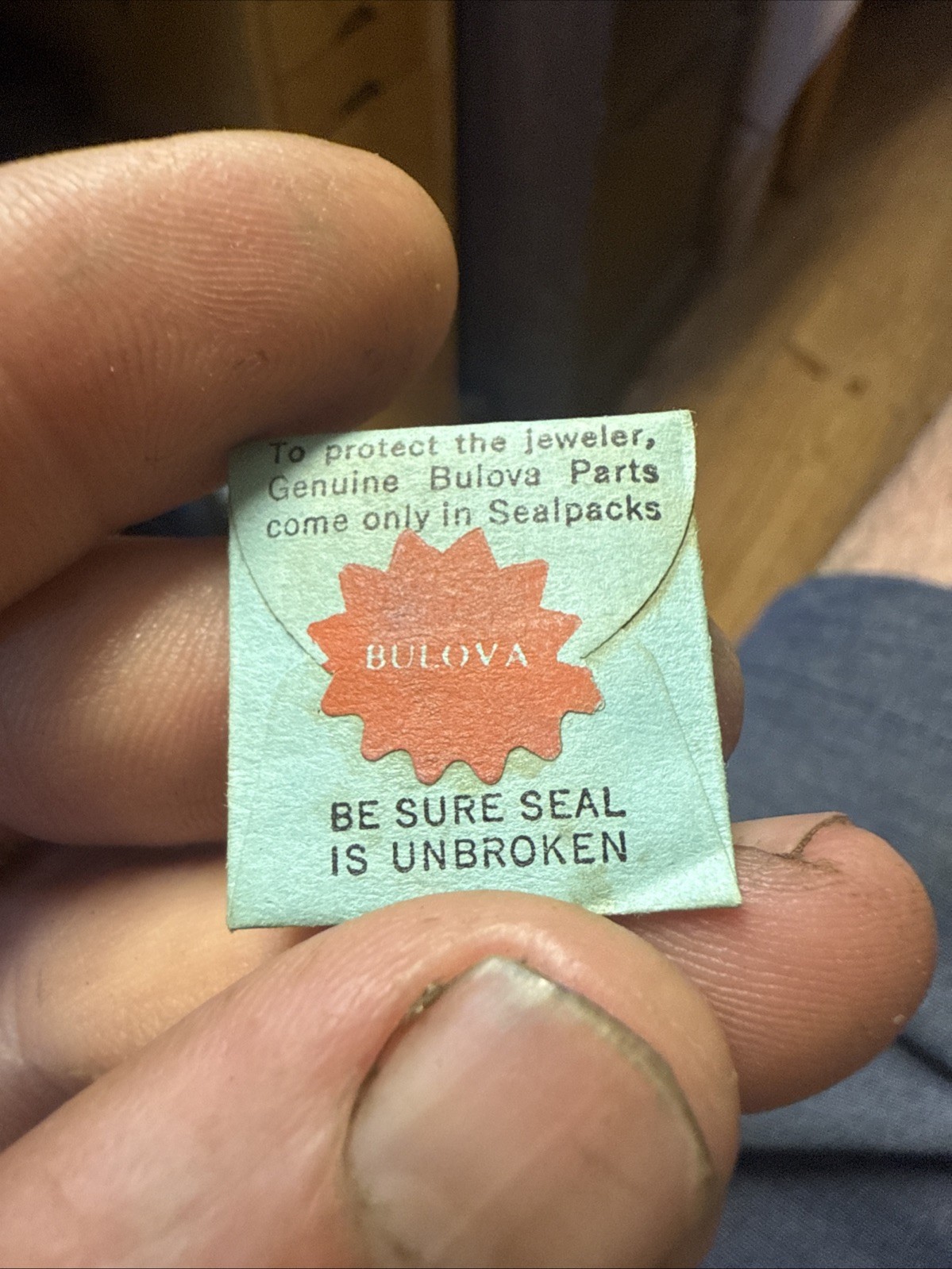Bulova 6AN #56 Balance Staff – SEALED NOS