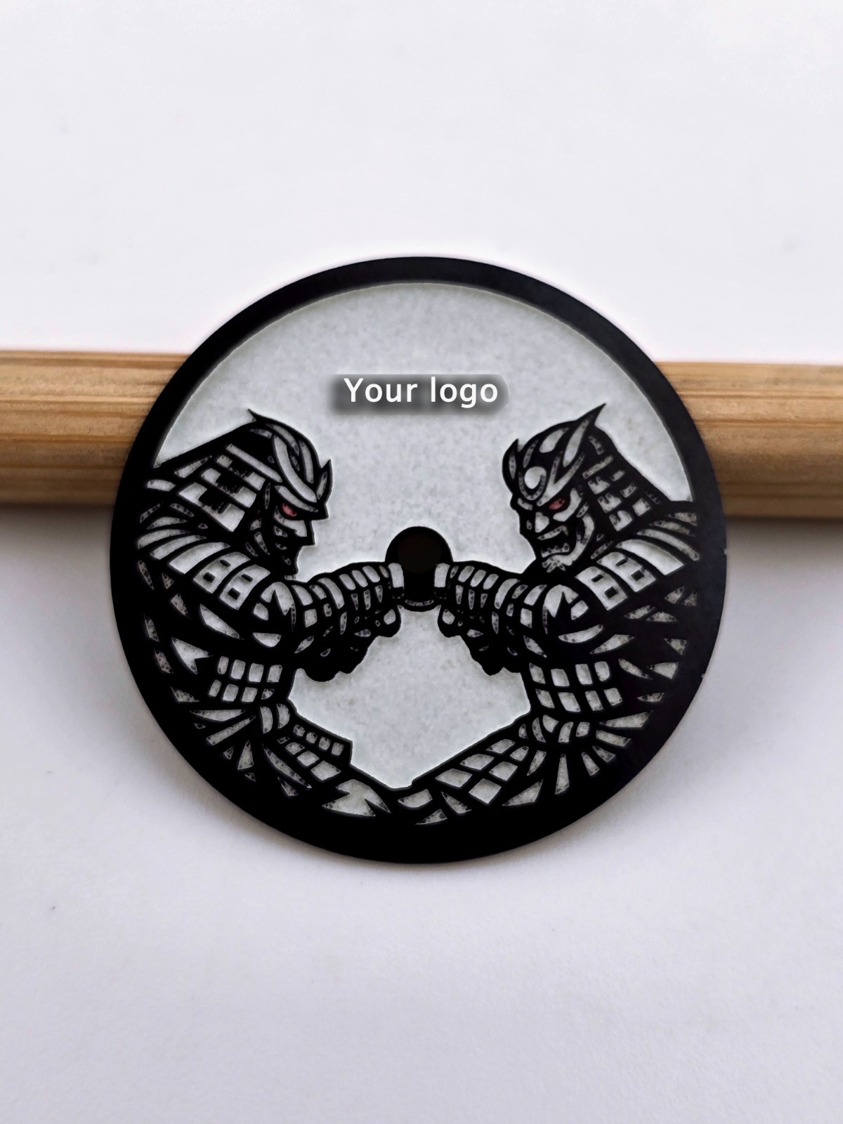 Custom-Made FULL LUME Watch Dial | Samurai – Order any designsize
