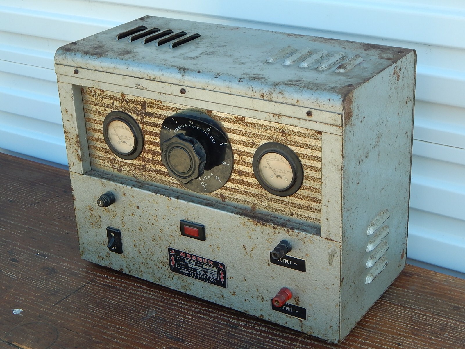 Vintage Watchmakers and Jewelers Warner Electroplater Power Supply Model: 911A