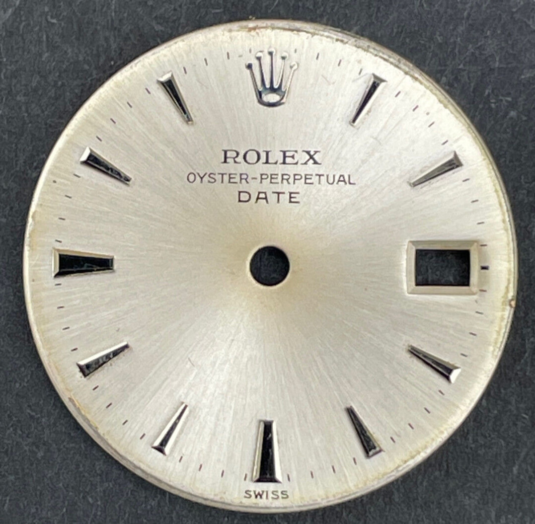 Vintage Rolex Oyster Perpertual Date Watch Dial Swiss For 26mm Case 6519 6917