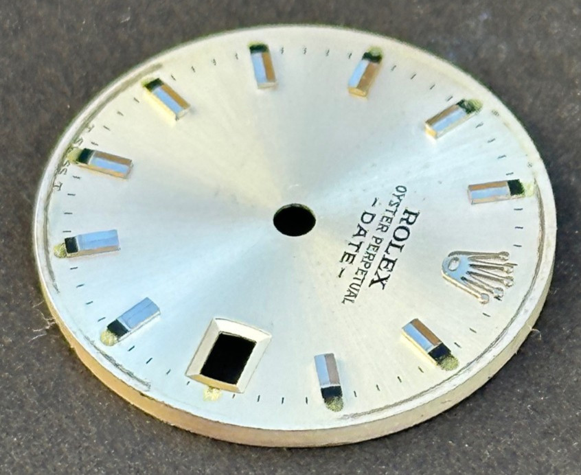 Vintage Rolex Oyster Perpertual Date Watch Dial For 26mm Case 6517 6519 6917
