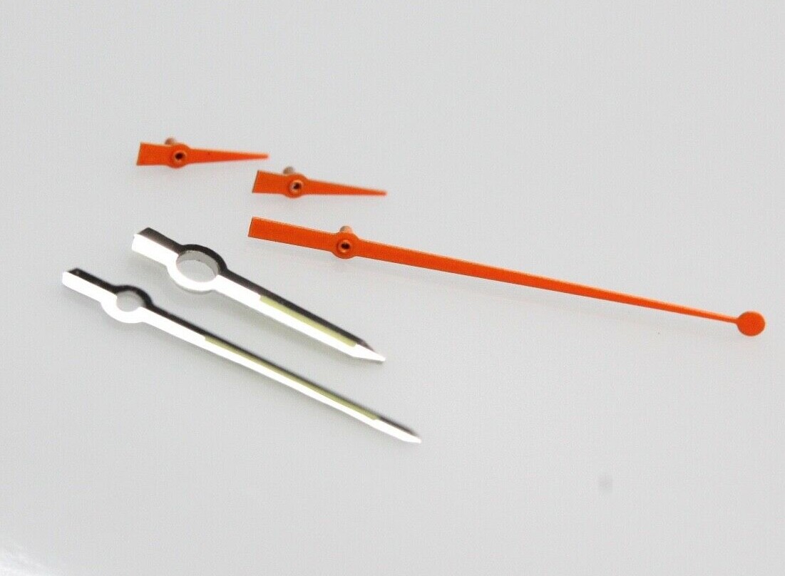New Hand set for Citizen 8110 Cal. 67-9011 Bullhead Second and Sub Hands Orange