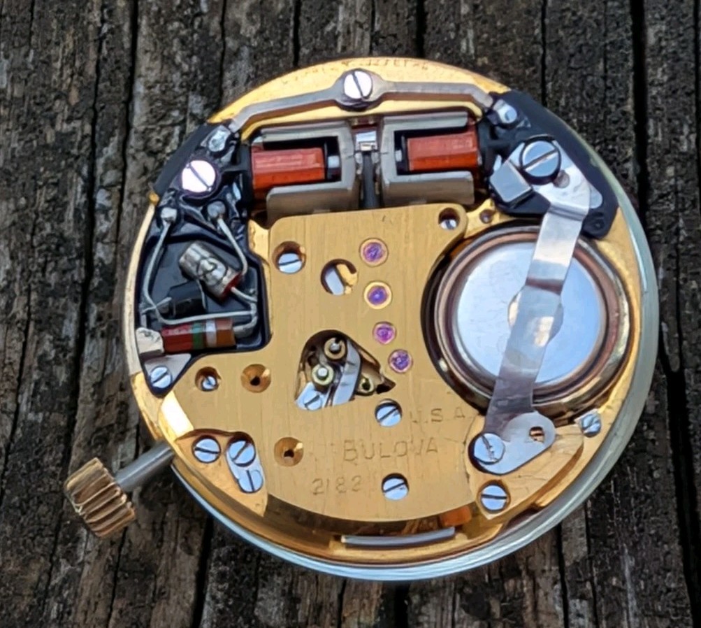 Bulova Accutron (cal 2182) Day/Date Movement in Running Order, Nice Dial!!