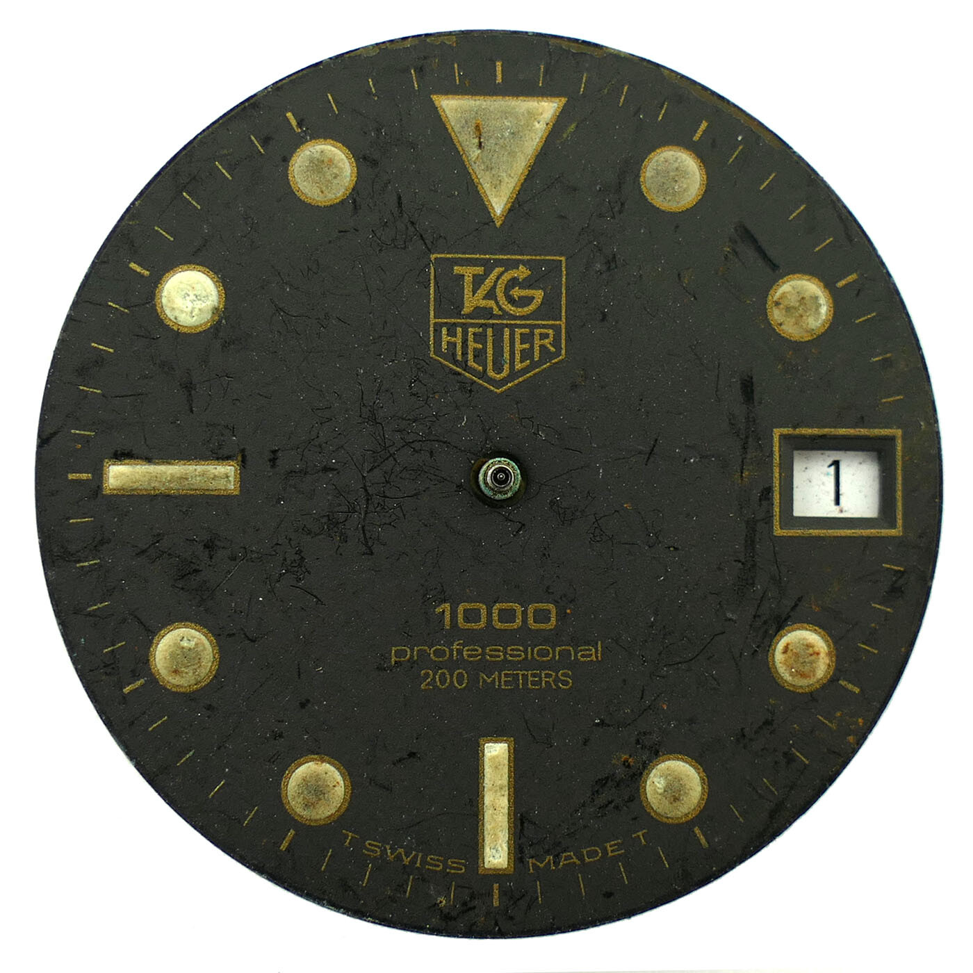TAG HEUER 1000 PROFESSIONAL 200 METERS BLACK DIAL & 955112 MOVEMENT