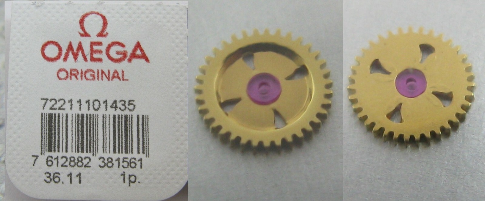 Omega 1110 1435 movement ETA 2892 2 … Watch part intermediate reduction wheel