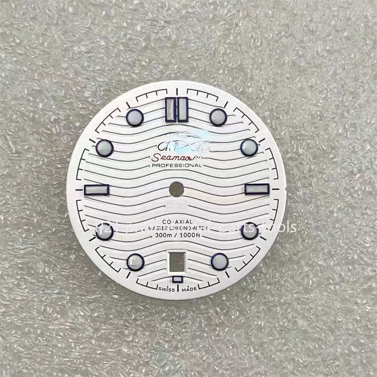 DIY 31mm Luminous Watch Dial Suitable for 2836 / 8215 Movement Seamaster 300