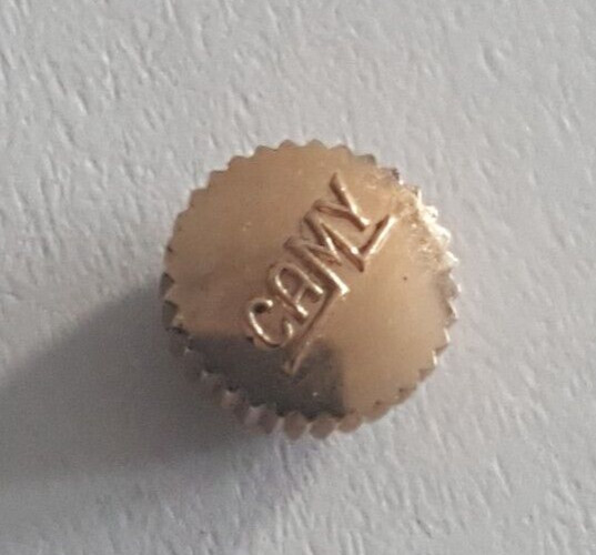 Camy Gold Plated Water Resistant Crown