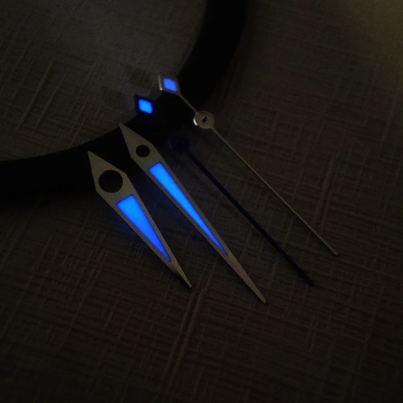 Blue Luminous Watch Hands for NH35 NH36 Movement Diving Watch Parts