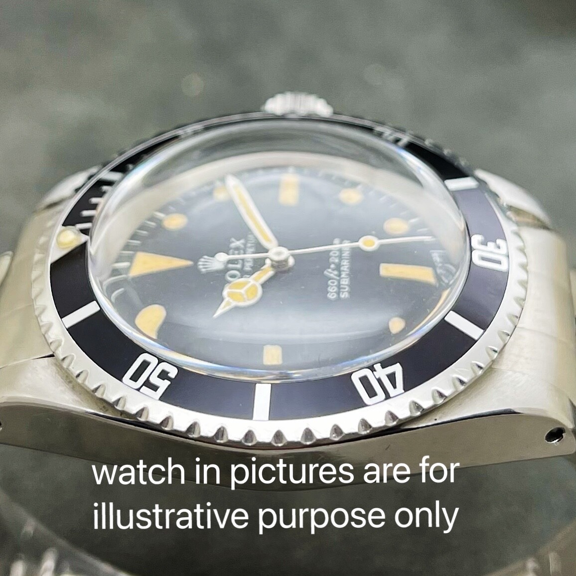 Bezel insert replacement for Rolex Submariner 5513 1680 5512 Newly made