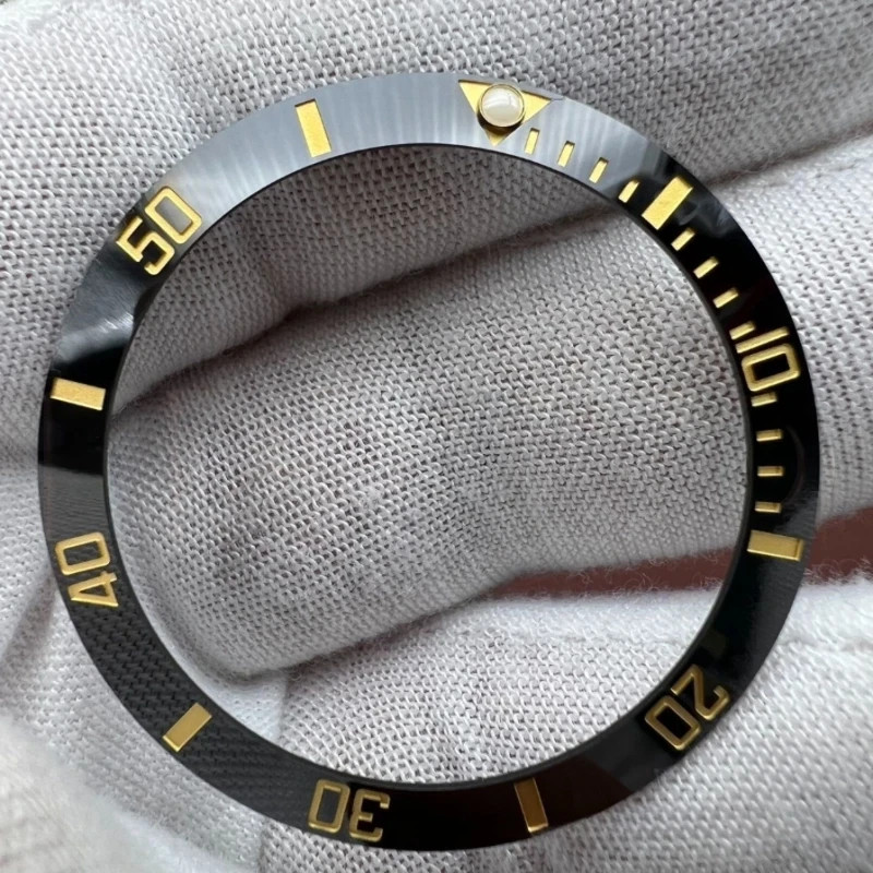 Black Ceramic Watch Bezel Insert Fits Rolex Submariner Date 126618LN