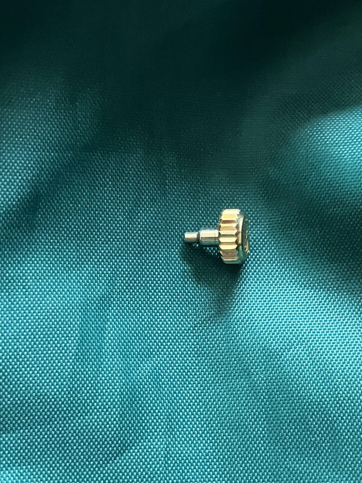Genuine Rolex 18K Yellow Gold 6mm Crown for older earlier /Datejust 36 models
