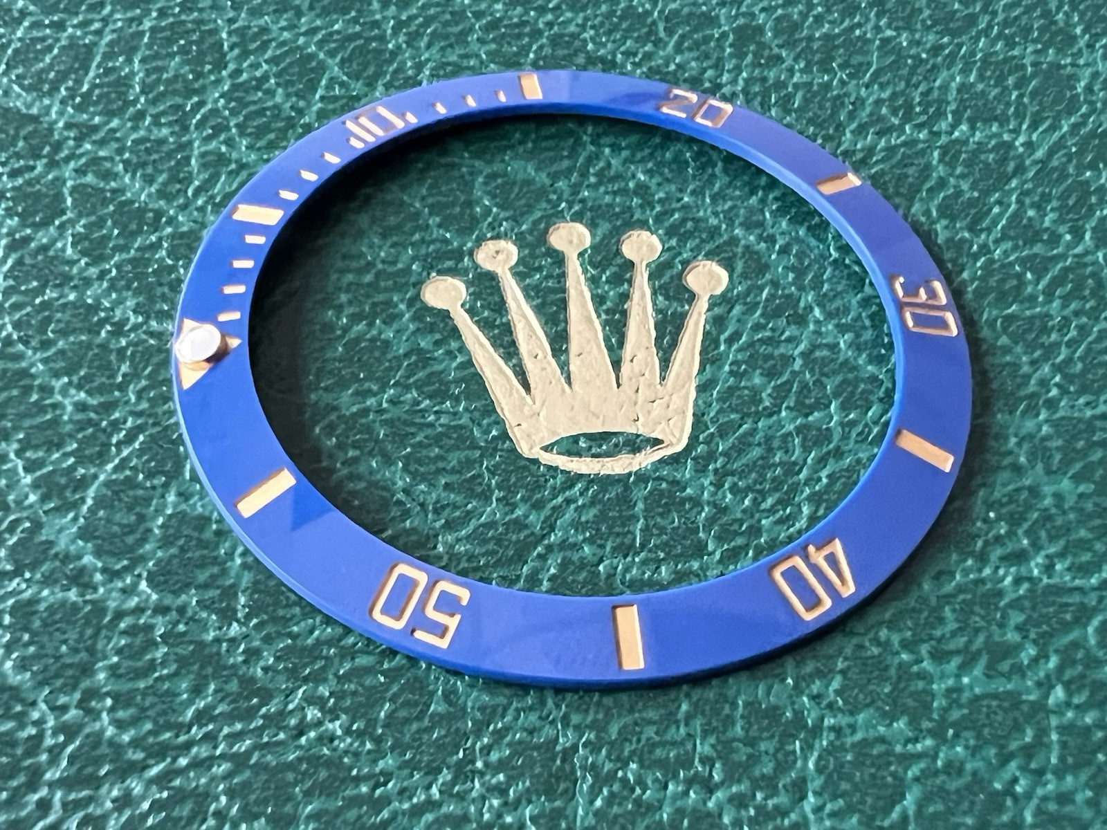 Genuine ROLEX Submariner 116613 116618 116613LB 116618LB Blue BEZEL Insert #1123