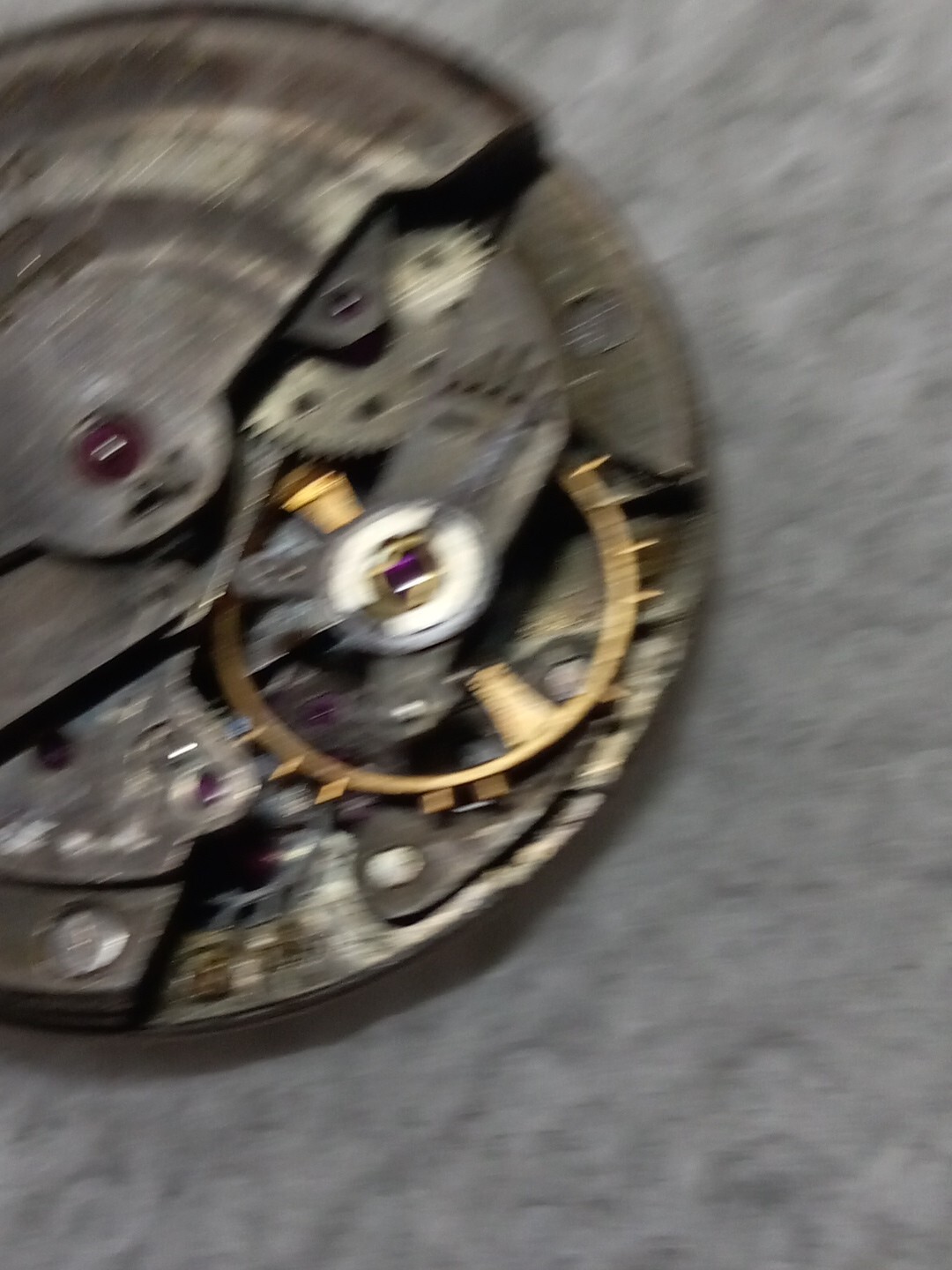Vintage Mens 25 jewel automatic watch Movement For Parts /HM 1560