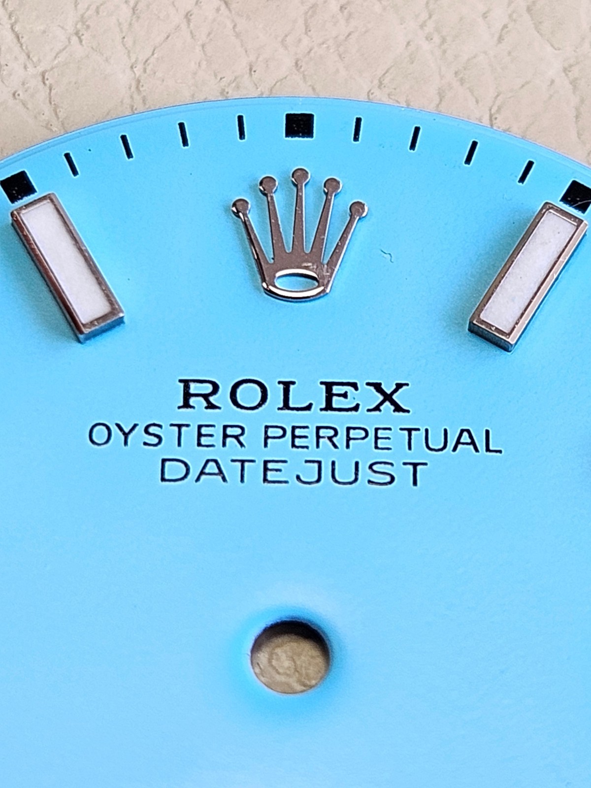 DIAL ONLY ROLEX 126300 126334 DATEJUST 41mm WATCH – BESPOKE TURQUOISE “TIFFANY”