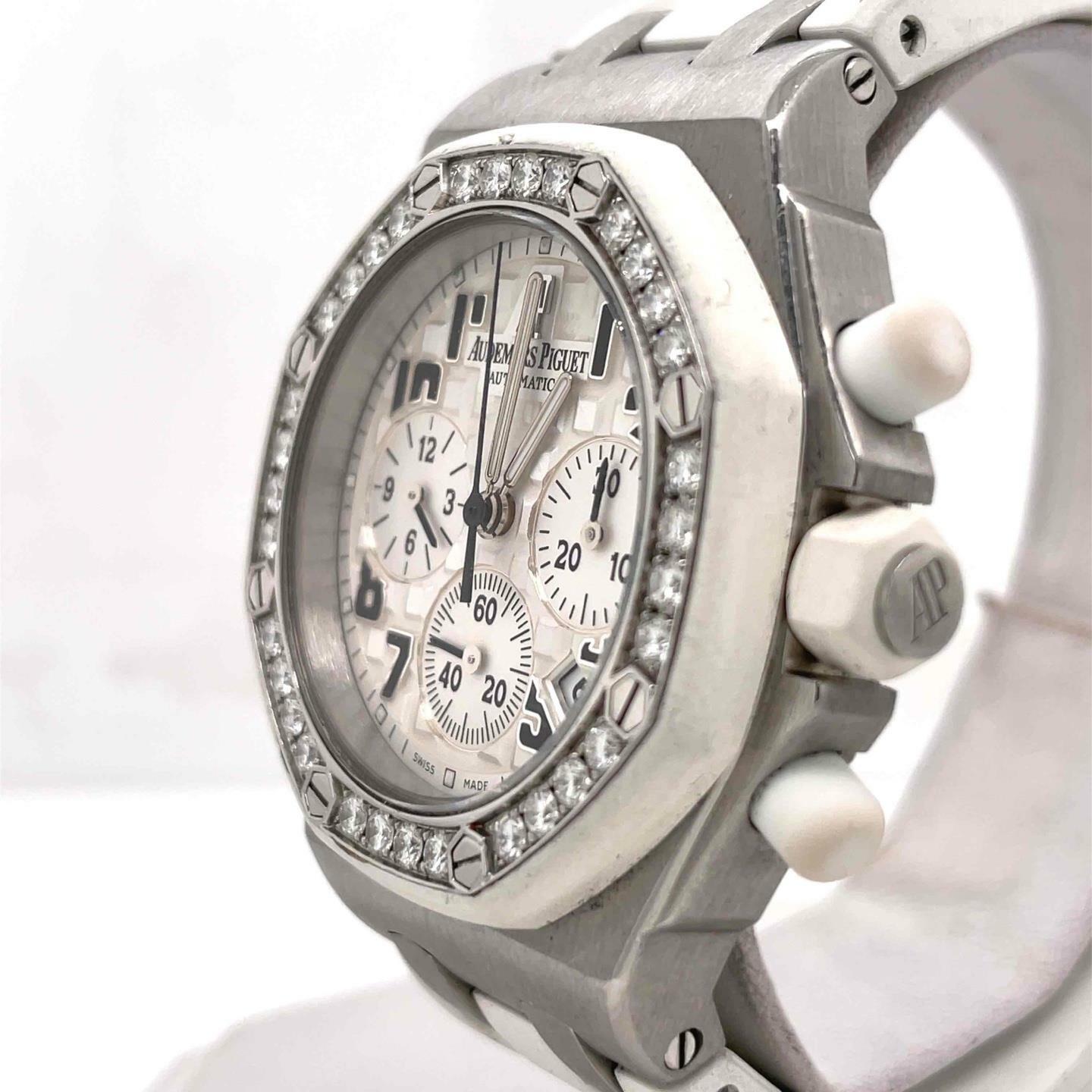 Audemars Piguet Royal Oak Offshore Chronograph 37mm White Dial 26048SKZZD010CA01