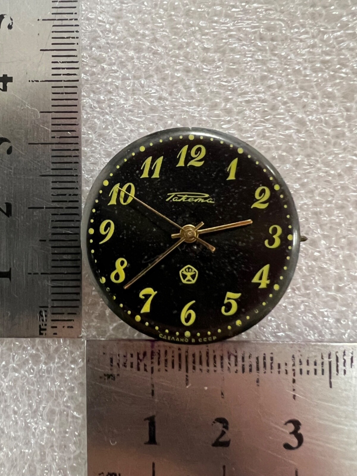 Watch movement USSR Raketa Cal.2609.НА plus Dial.For parts.