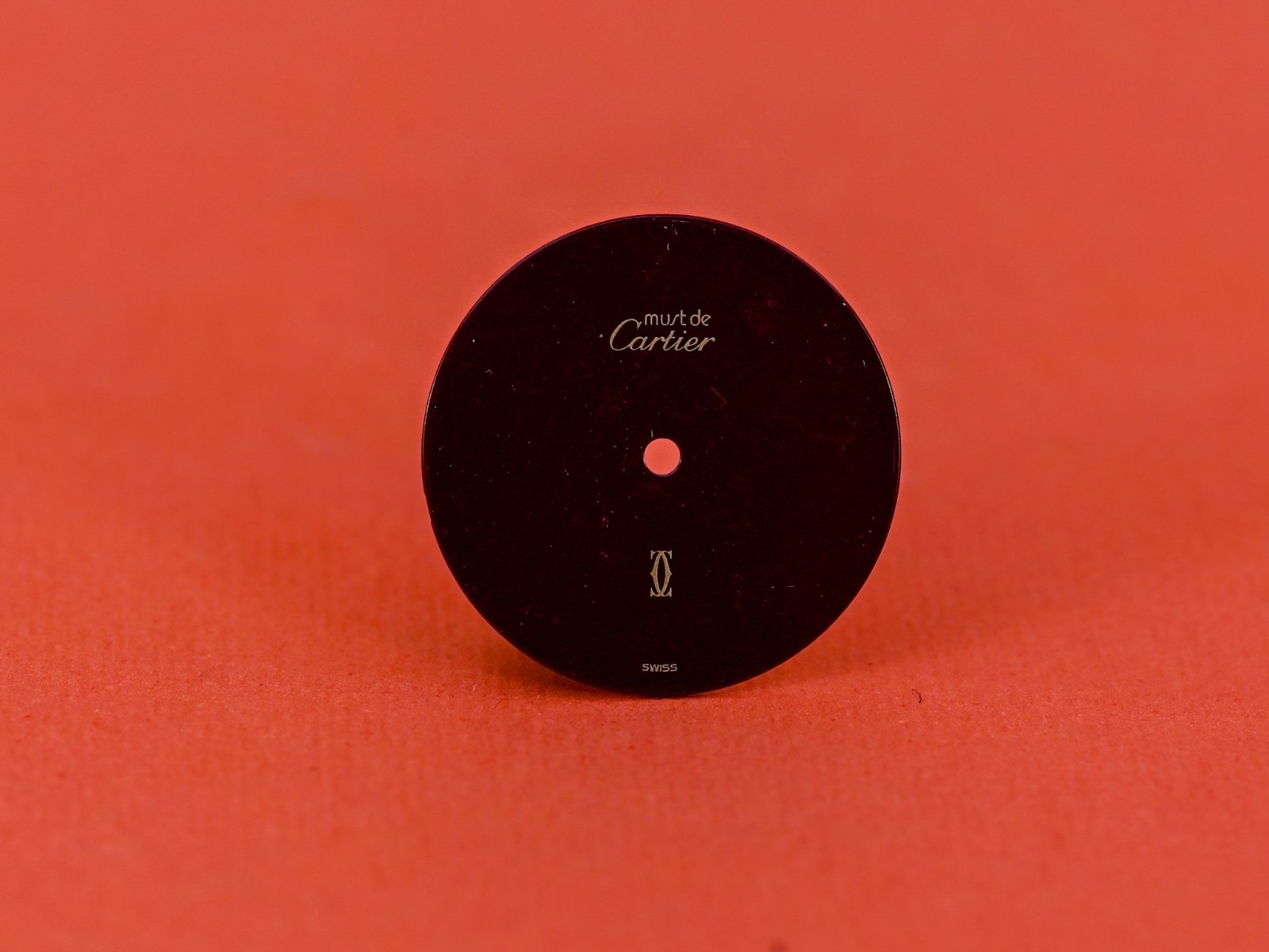 Authentic Cartier 20mm Must de Cartier Burgundy Dial
