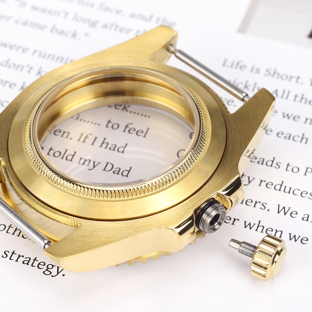 40mm Sterile Watch Cases Luxurious 316L Steel For Seiko NH35 Miyota8215 Movement