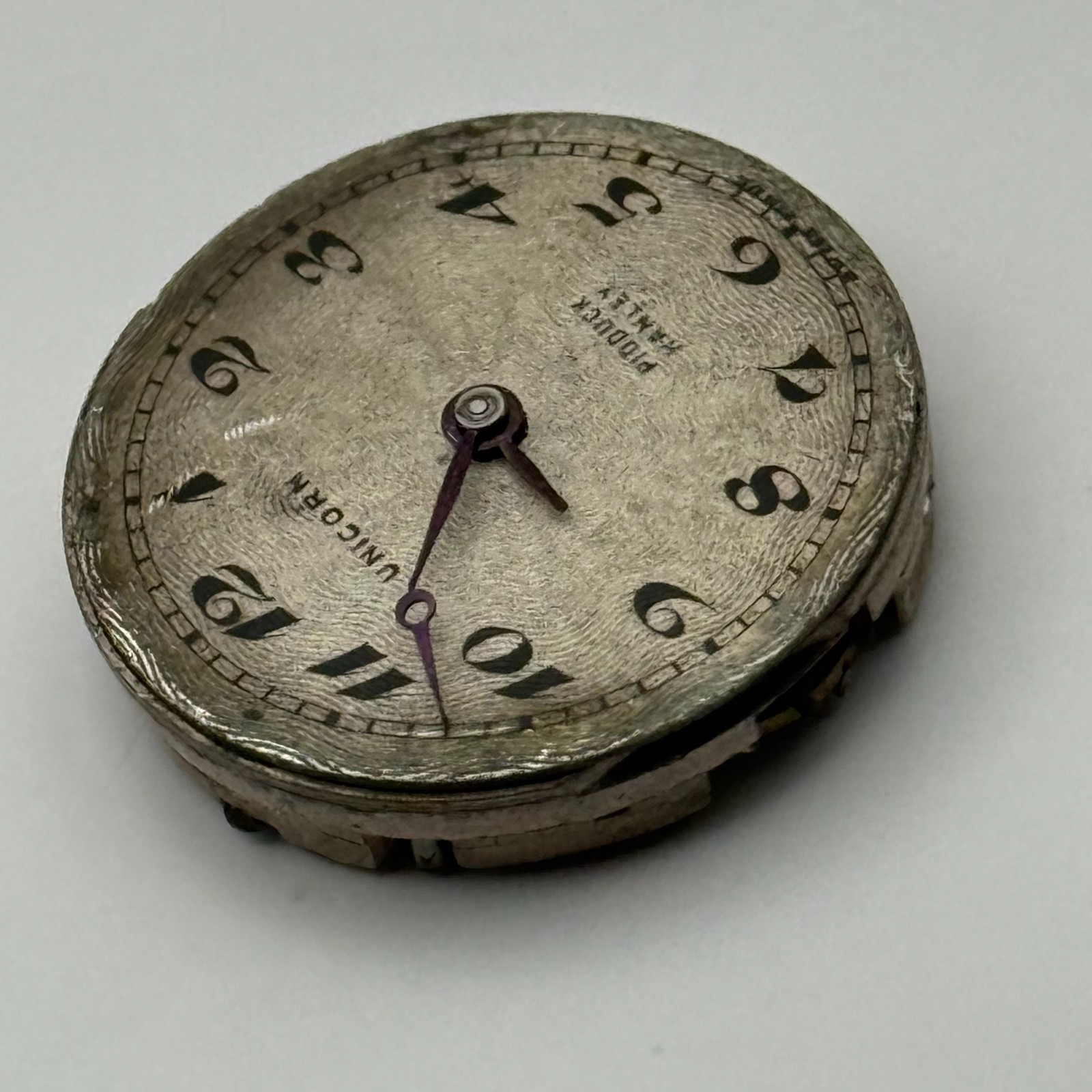 Rolex Unicorn Watch Movement Pidduck Hanley 15 Jewels Swiss Vintage Parts Repair