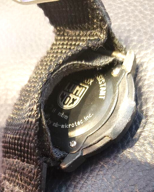 LUMINOX CASE BACK O-RING x 2 NAVY SEAL 43MM SERIES 3000 for BATTERY CHANGE