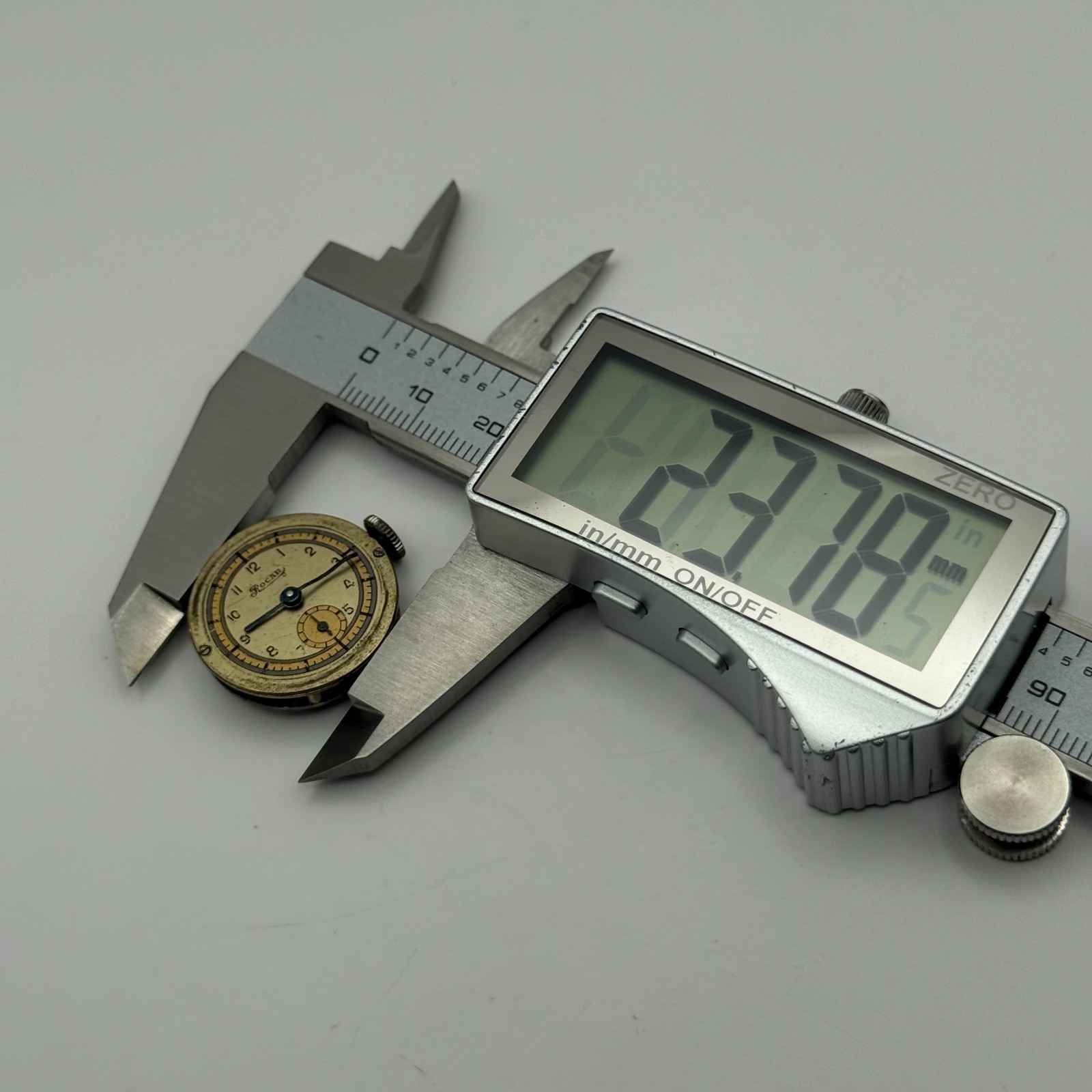 Ebosa 119 Watch Movement Rocar Sub Seconds Manual Wind Vintage Parts 23.7mm