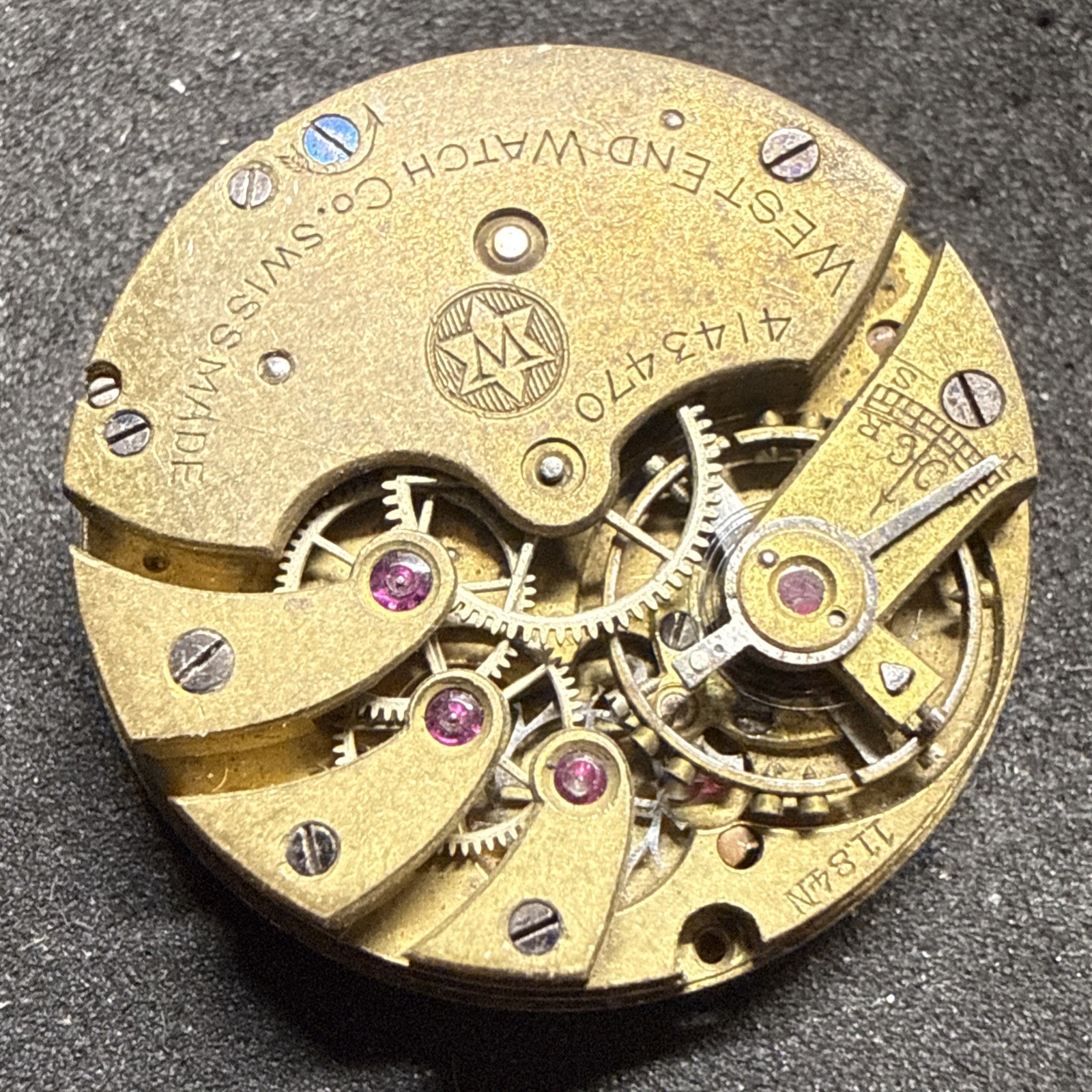 Genuine West End Company Bijou Longines 11.84N 11.84 N Movement Spares Repair