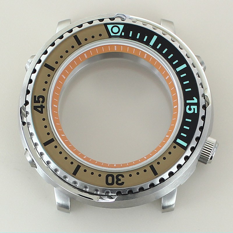 43.3mm Stainless Steel Watch Case for NH34 NH35 NH36 Movement 28.5mm Dial