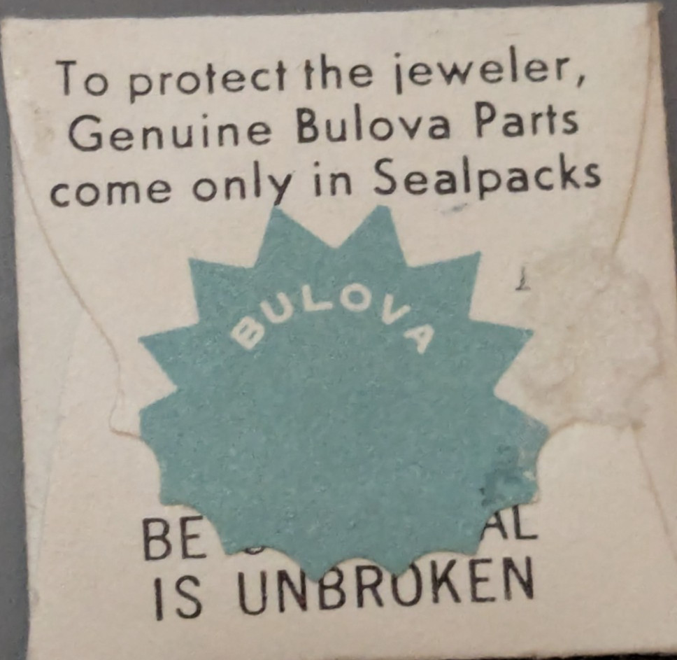 NOS NEW Genuine Bulova Cal. 11AC – # 16C 9.95 mm Female Stem – Watch Part