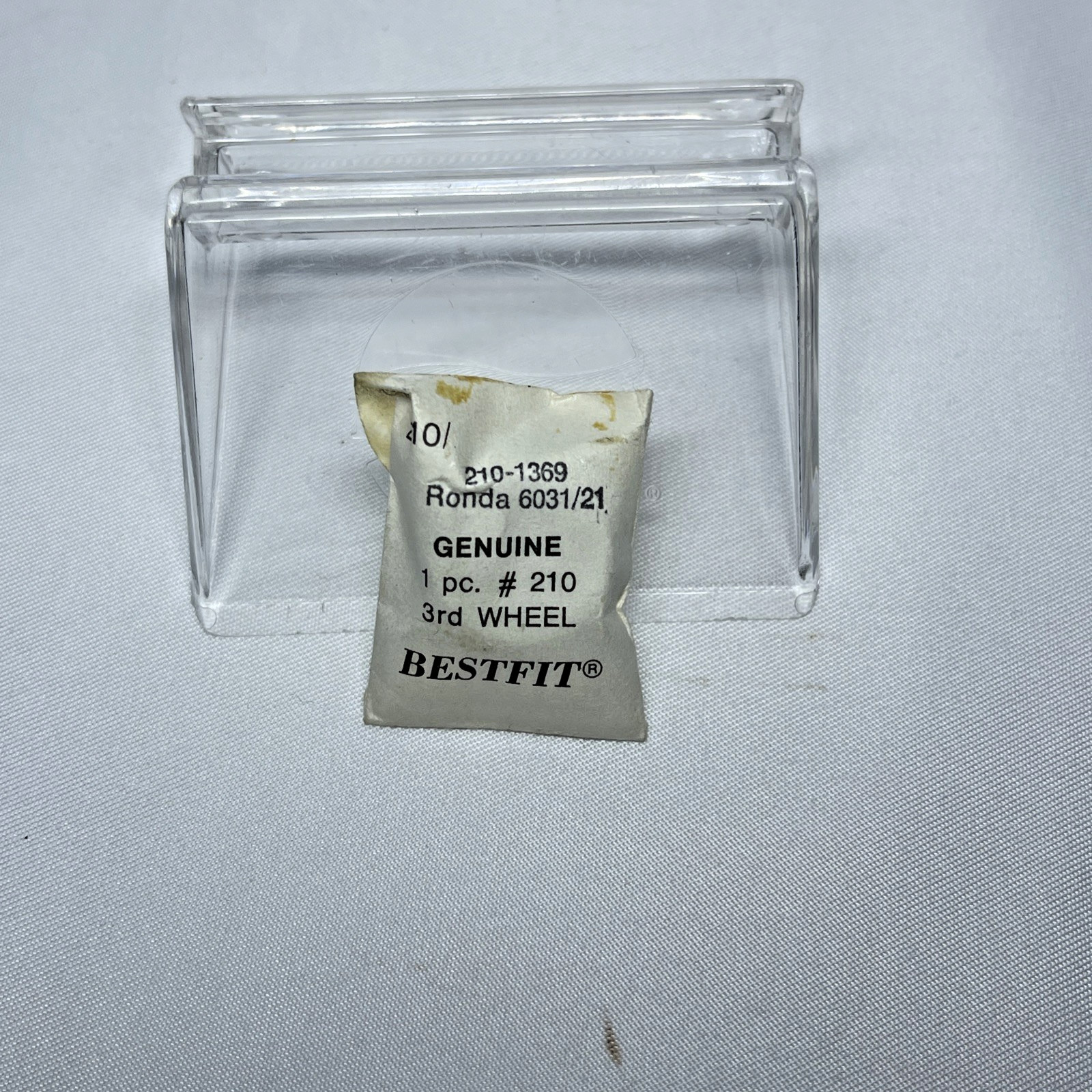 Ronda 6031-21 210/1369 Third Wheel By Bestfit New Old Stock, SEALED.